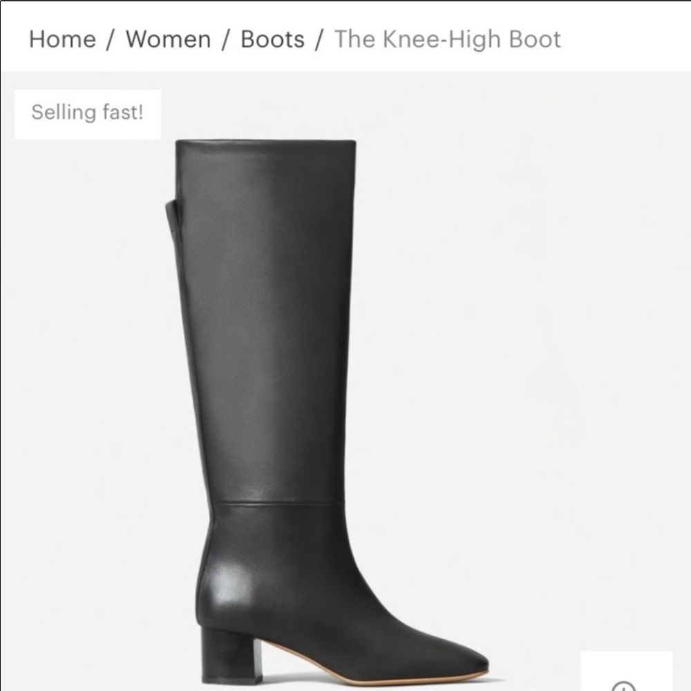 Everlane “the Knee Boot” size 7